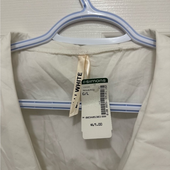 NWT! Peter Pan white collar button up by Elli White - coquette girl Lolita girly - Picture 2 of 3